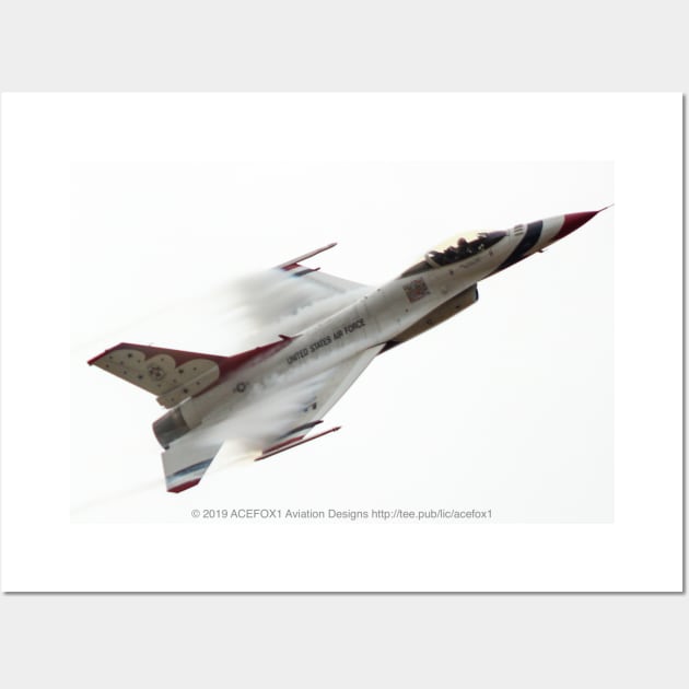 USAF Thunderbird 5 Vapor Sneak-Pass 3 Wall Art by acefox1